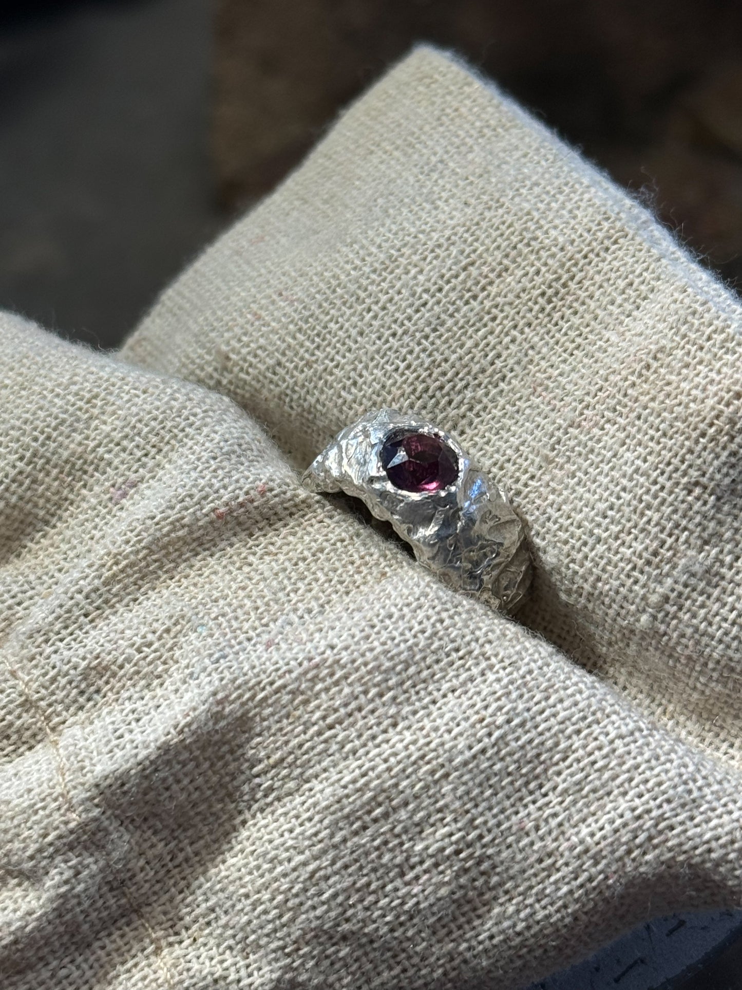 Anillo volcán melt