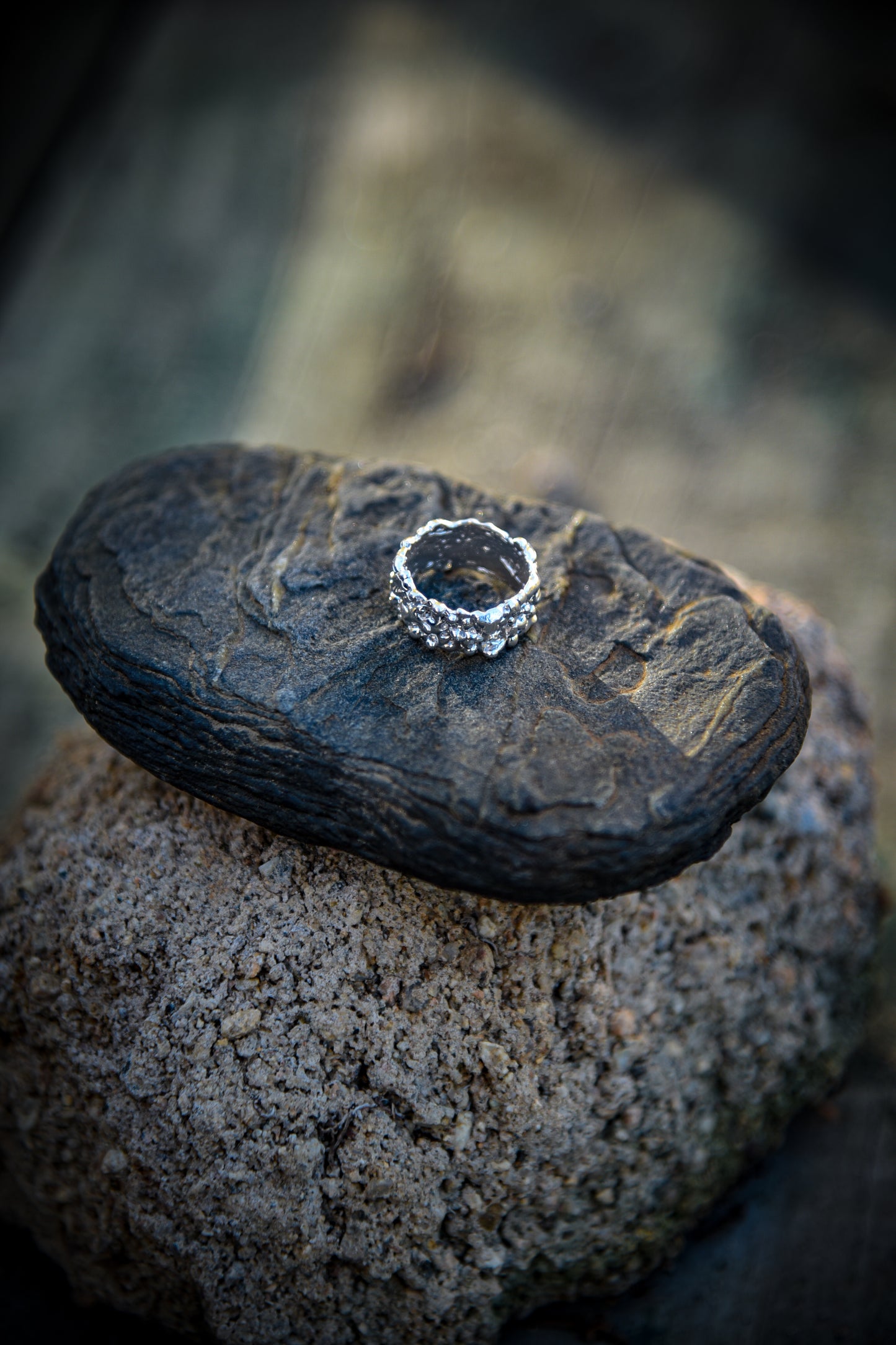 Anillo melted bubbles